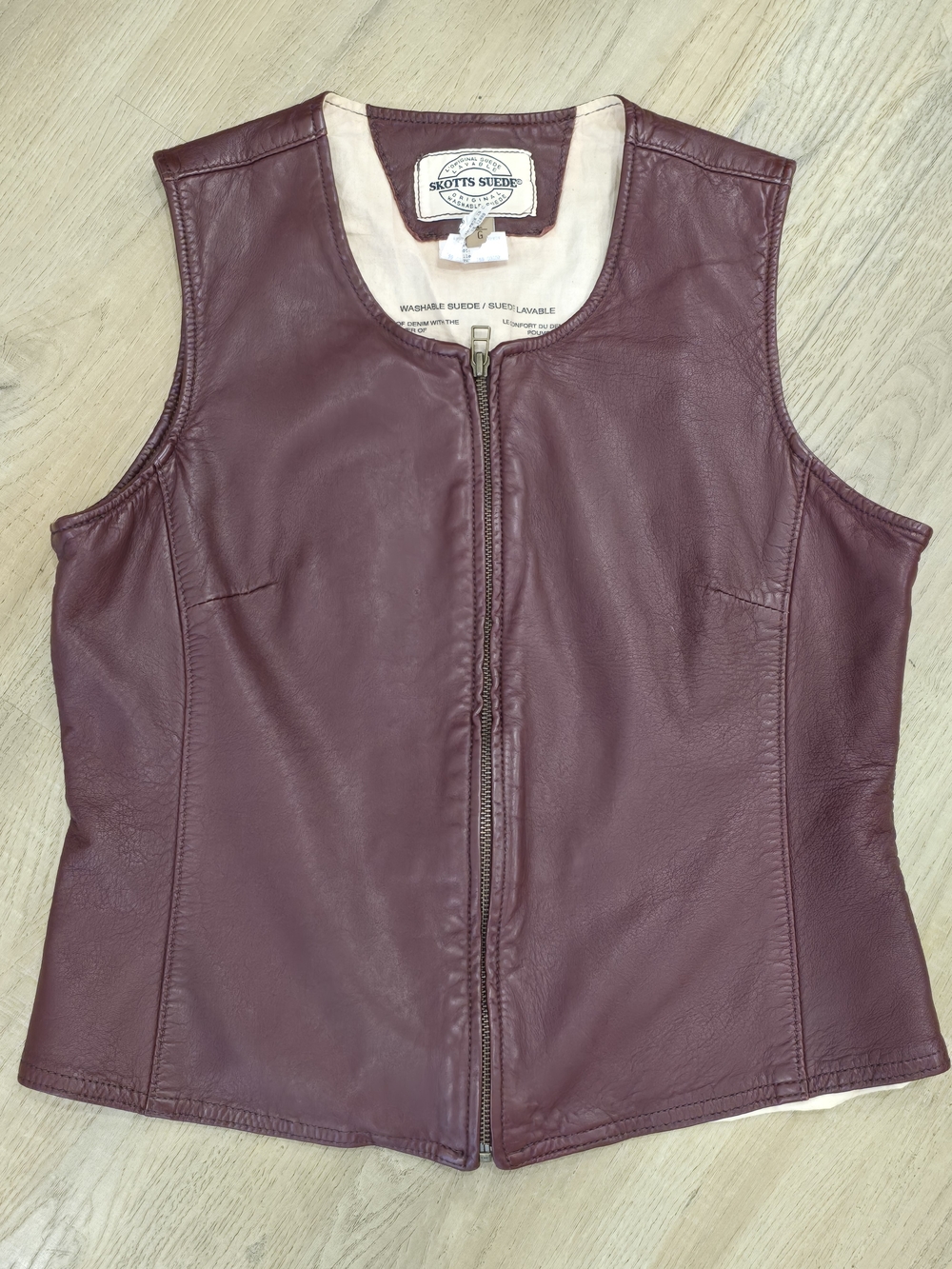 Women's SKOTTS SUEDE Vintage Leather Vest